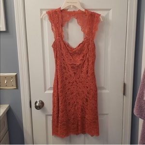 Nicole Miller lace body con dress